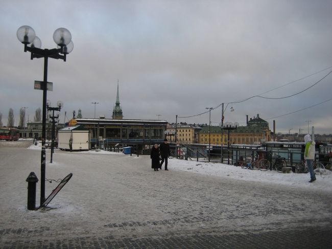 毎日歩いているスルッセン駅付近