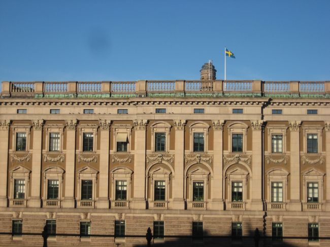 王宮<br />今日も王宮の前を通ってホテルへ戻ります