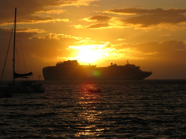 絶妙のタイミングで船が動き出しました。