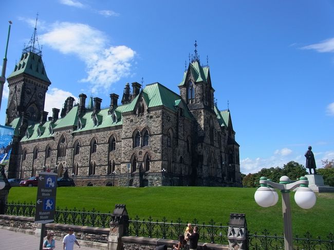 パーラメントヒルを見ながら。