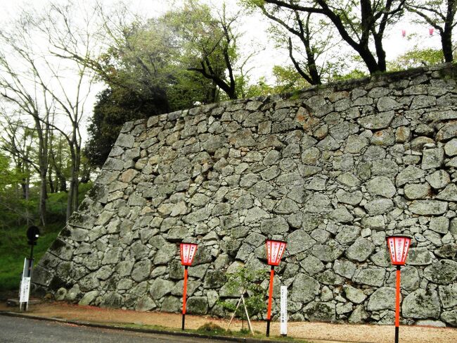 本能寺で信長に殉じた森蘭丸の弟忠政が12年の歳月をかけて完成させた津山城址鶴山公園