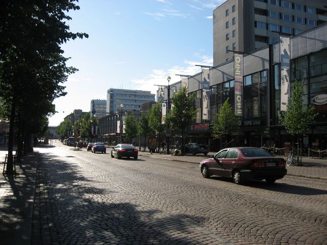 ラハティ中心部の街並み①<br />ちなみにこの写真は２回目に訪問した時の写真です。