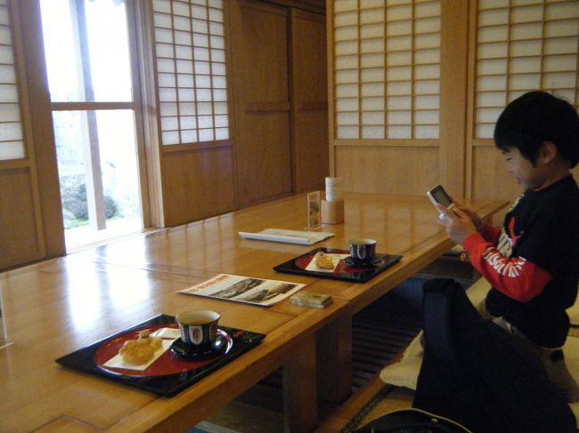 こんなお座敷です。<br /><br />ここで簡単な説明を聞くことができます。