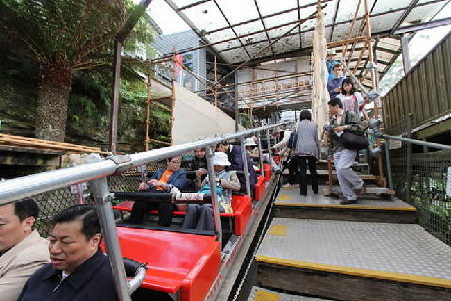 最大傾斜角５２°のシーニック・レールウェイ