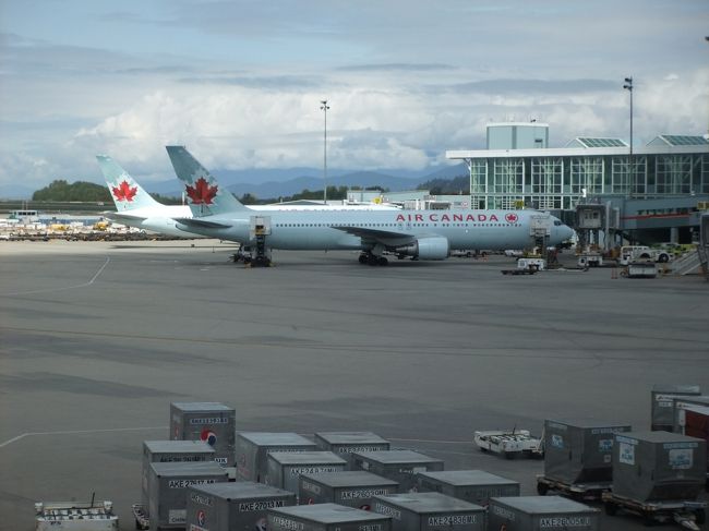 エアカナダの機体はかわいい☆