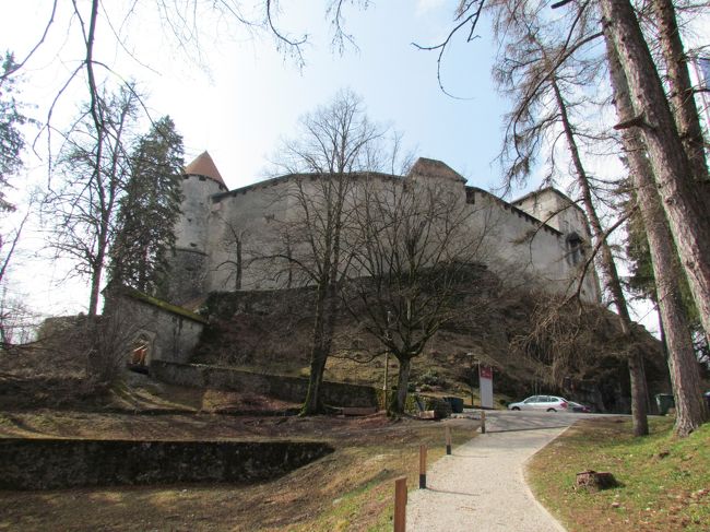 ★ブレッド城への道★<br />後ろを歩いている人に追い抜かれるのも恥ずかしいので、必死で階段をのぼっていくと、ようやくお城が見えた！