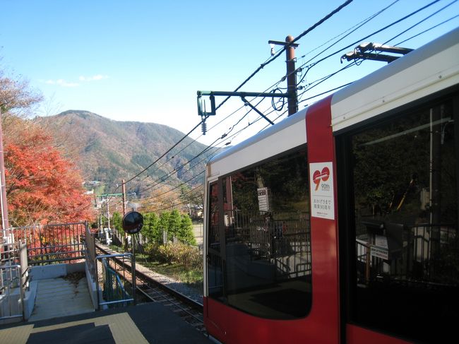 強羅駅に着きました。