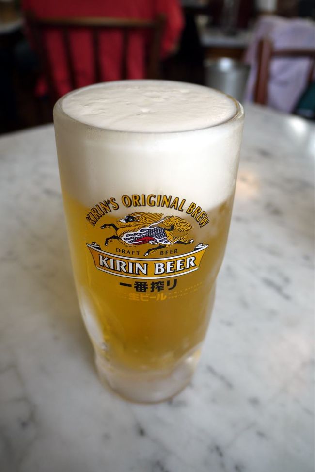 昼間からイッパイ飲っちゃいました　<br /><br />キリン一番搾り ￥４９０−