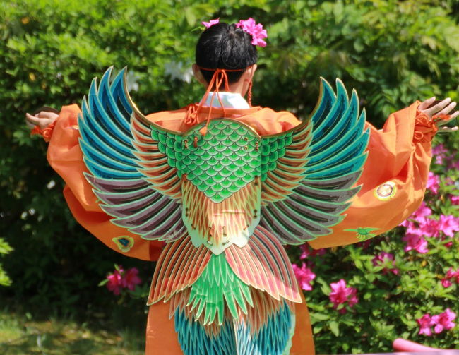 次は４人舞で「伽陵頻」（かりょうびん）<br /><br /><br />