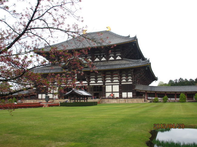 霧雨の大仏殿を後にする。