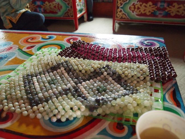 一応、巾着袋2枚かいました。<br />天珠とか翡翠とかもあったよ。