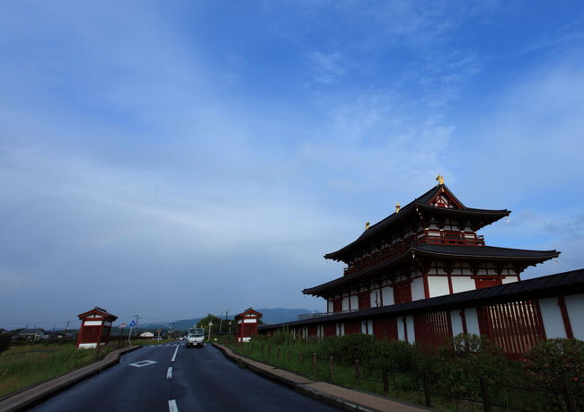 平城京<br /><br />時間的に遅くて<br />中には入れませんでしたが<br />うっすらと虹も写っているのですが<br />分かるかな？？？<br />ＲＡＷ現像処理してが<br />これが限界です