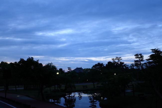 東大寺<br /><br />駐車場は締まっているので<br />あまり車の通らない広い場所に駐車し<br />ちょっと撮影したが<br />空が広すぎたのか<br />青みが足らないね<br />夕焼けのほうが良かった感じですね