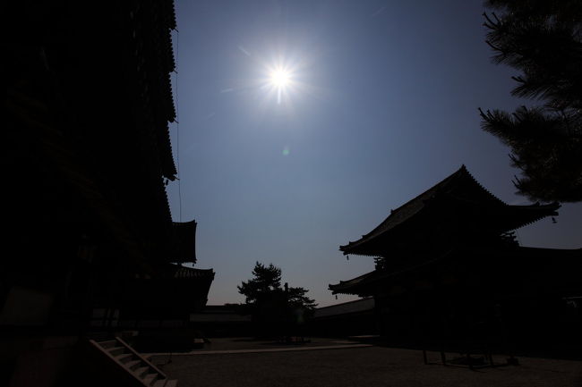 露出補正マイナス２<br /><br />建物は真っ黒ですが<br />これくらいなら<br />太陽の形が見えますね<br />金環食の時には<br />ここらにも観察の人が居たのでは？？？