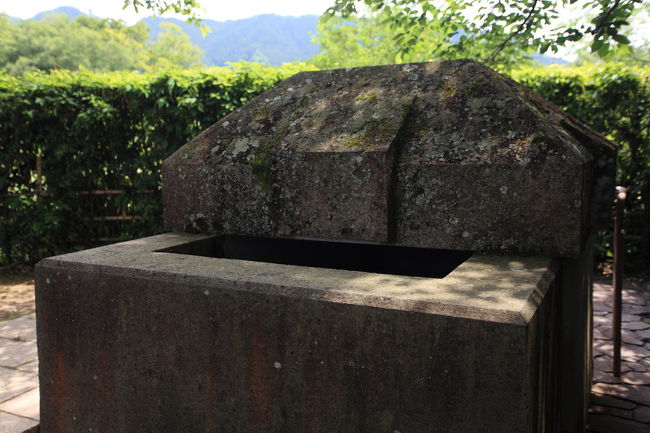 ジョニーデップ<br /><br />石の棺のレプリカらしいが<br />中からジョニーデップが<br />出てきたら怖いですが<br />雰囲気は西洋お化けですね