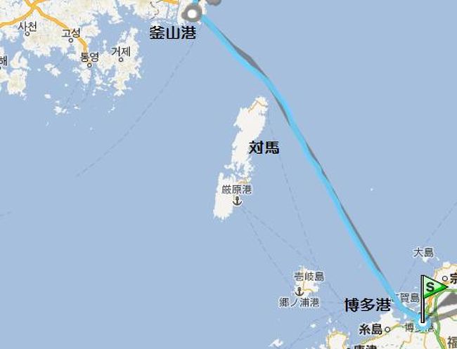 こんな感じで船は進みました。