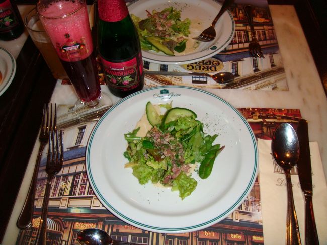 ﾌﾞﾘｭｯｾﾙのﾃﾞｨﾅｰ<br />･生ﾊﾑ入りにｸﾞﾘｰｻﾗﾀﾞ <br />･木苺ﾋﾞｰﾙ 