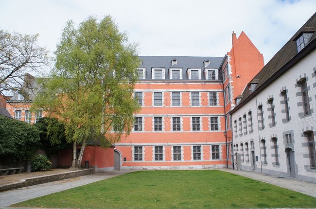 百年祭博物館(北西側)とマイヨールの庭(Jardin du Mayeur)