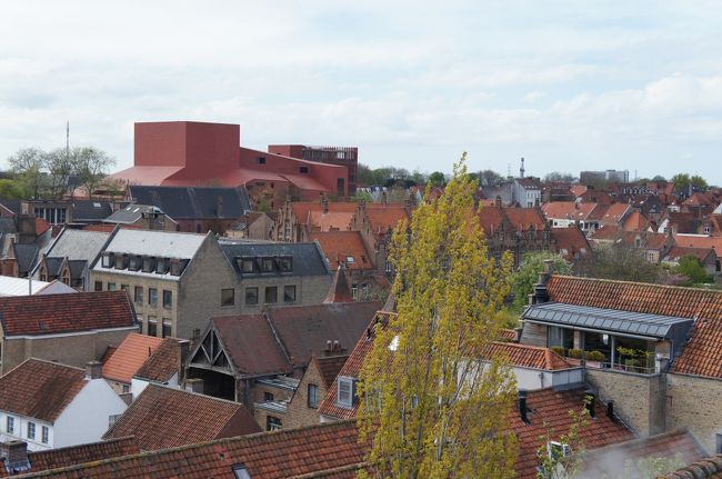 ビール醸造所(De Halve Maan)の屋上から(西方向)