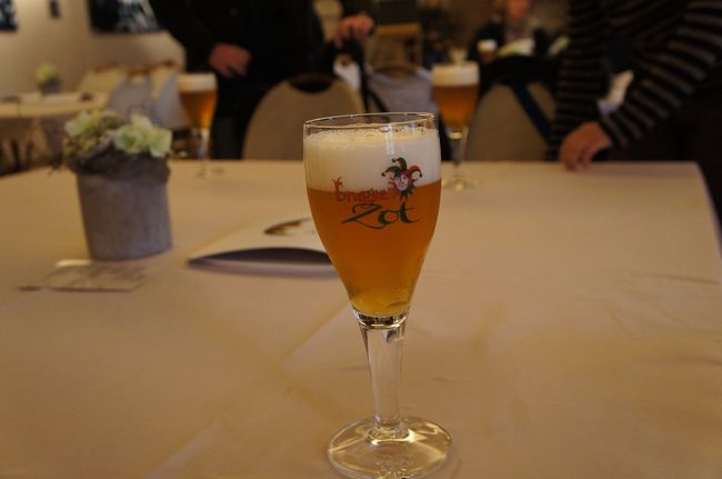 ビール醸造所(De Halve Maan)の試飲ビール(Brugse Zot)