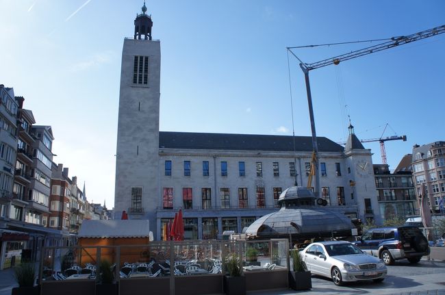 ショッピングセンター(北西側)とワーペン広場