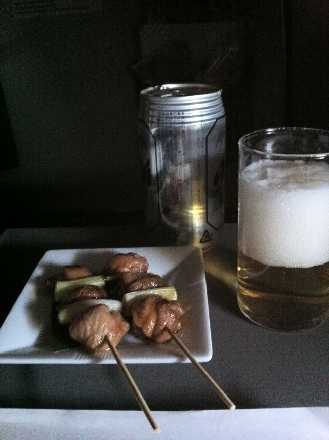 焼き鳥も。食べ過ぎです。