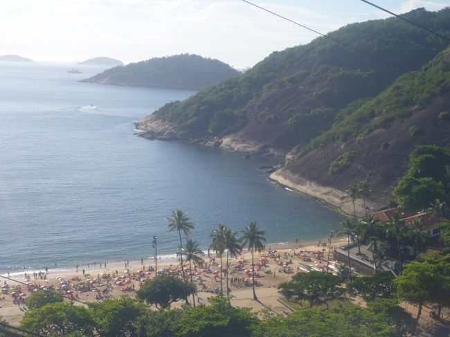 ロープウェイの中から写す。