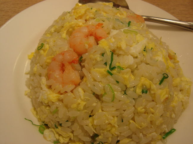 お約束、エビチャーハン。<br />飽きないな〜。