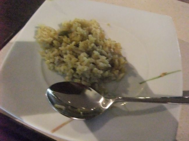 バンコク到着後、乗継時間はあまりないけどラウンジへ。<br />チャーハンだけつまんで、１０分くらいですぐに搭乗口へ移動。