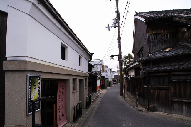 奈良町は曲がりくねった迷路のような小経が続いています。国の重要伝統的建造物群保存地区にも指定されています。