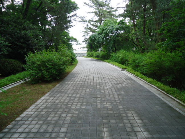 この坂が意外ときつい。<br />