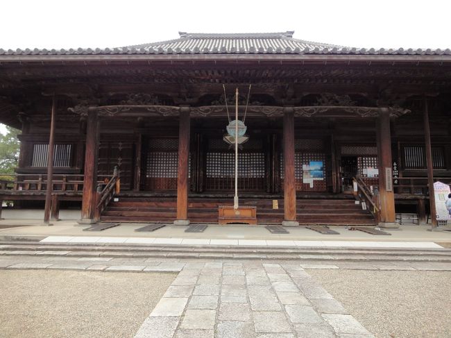 真正面から本堂を！