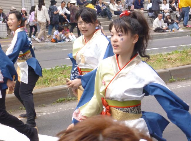 第21回YOSAKOIソーラン祭り(2012年)平岸会場5(北海道文教大学~陽燕(ひえん)~ほか)