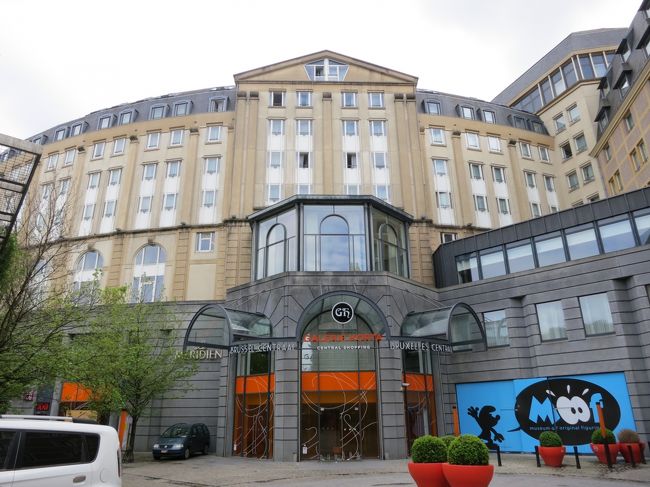 ブリュッセルの、ル・メリディアンも、駅前の便利な場所にありました。<br /><br />