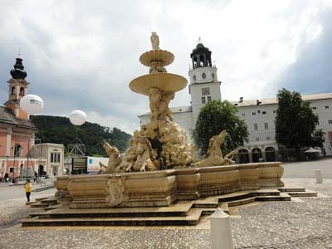 レジデンスの噴水