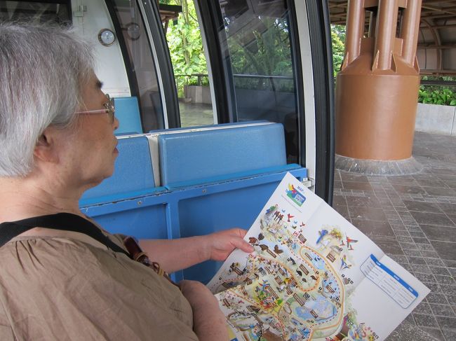 パノレイルに乗って移動してみることに。<br />ここでも、ベビーカー、車椅子の<br />対応がすぐできるようになっている。<br />さすが！