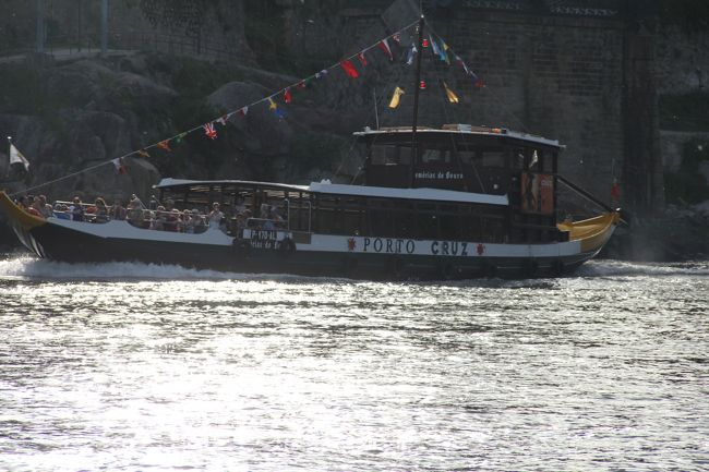 すれ違った船。こんな感じの船に乗ってのクルーズでした。<br />酔い覚ましにちょうど良かったです。