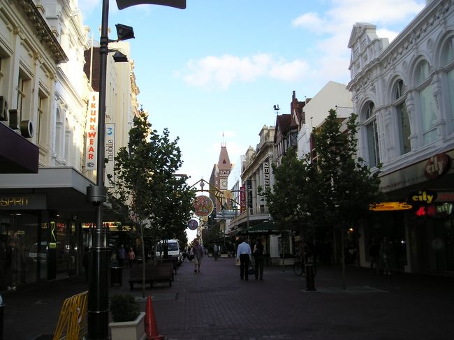 パースの街中。