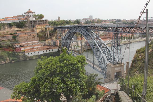 ケーブルカーから見たドン・ルイス1世橋です。