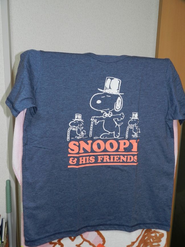 同じくユニクロ×スヌーピーのＴシャツ、JOECOOL用です。