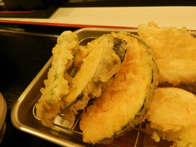 こちらは各定食共通の野菜天です。