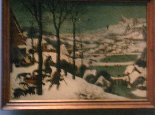 ブリューゲルの雪中の狩人<br />ブリューゲル三連発<br />別にブリューゲルが好きなわけではないが・・