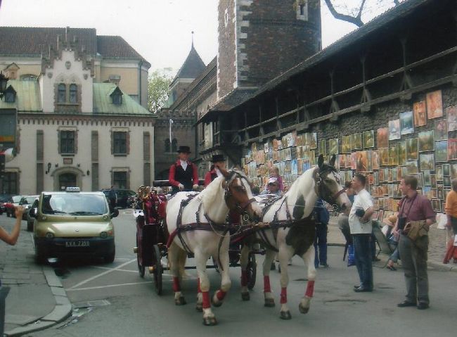 観光客目当てとはわかっていても<br />非常に絵になります。<br />カラフルな露天もグッドです。