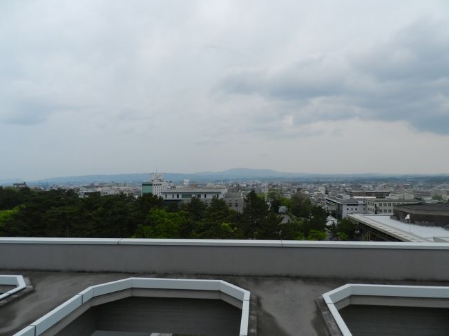 西側方向には、近鉄奈良駅・生駒山・平城宮跡（朱雀門・大極殿）等を見ることができます。