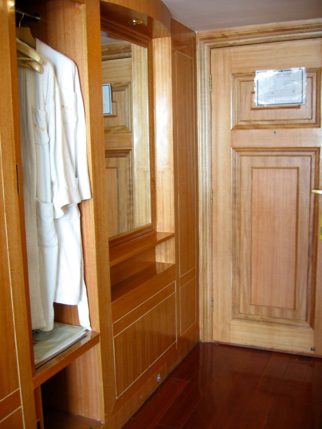 まさかのバスローブ!!もちろん活用しました