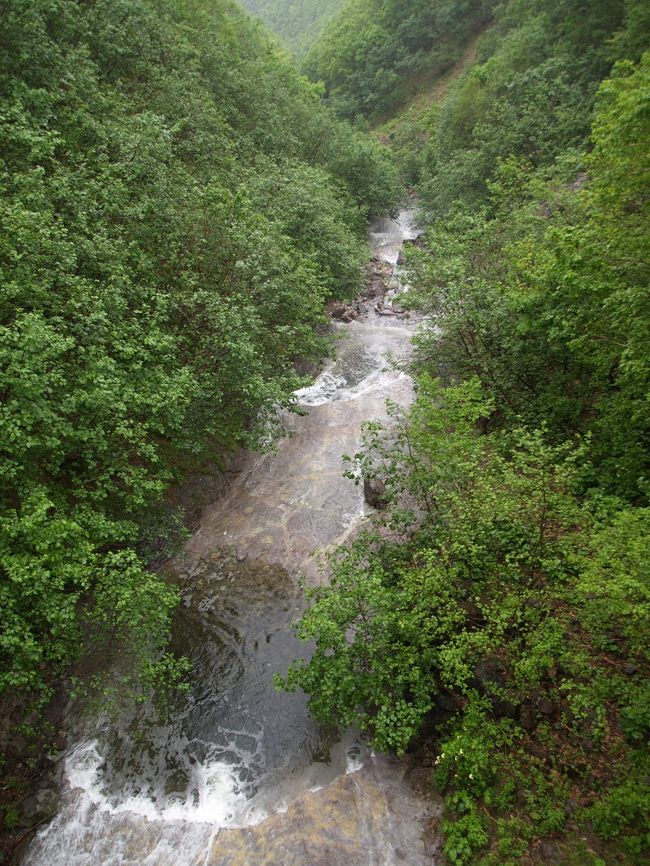 知床滝めぐりの旅(8) 滝メグラーが行く143 カムイワッカの湯の滝、そして帰路へ