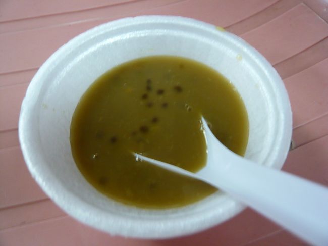 デザート？<br />お汁粉みたいで甘くておいしかった〜！！