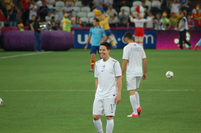 フランス　ナスリ<br />悪そうな顔している・・・