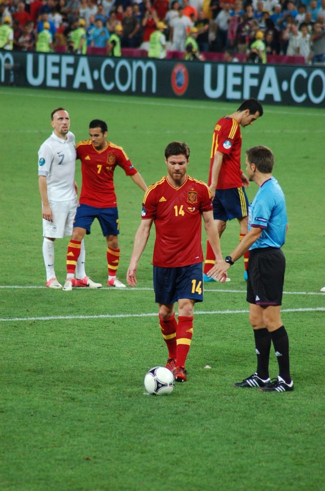 スペイン　シャビ・アロンソのPK