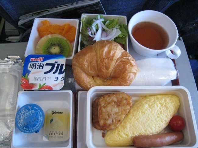 チャイナエアラインの機内食